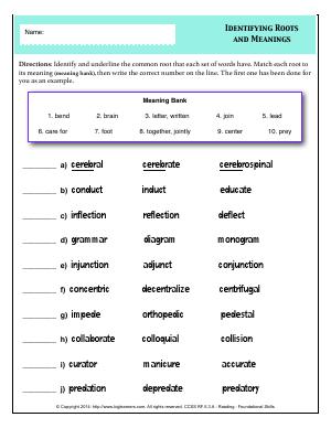 5th Grade English worksheets – Edform